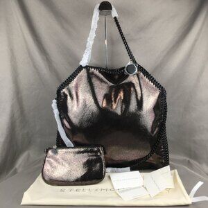 Stella McCartney Shimmering Black Tote with Pouch